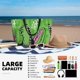 thumbnail image 5 of Easygdp CROCODILE HEAD Bolsa de Viaje de Playa de Gran Capacidad, Bolsa Tote Perfecta para la Playa, Escapadas de Fin de Semana y Viajes, 5 of 7