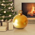 thumbnail image 5 of 24 Inch Giant PVC Inflatable Christmas Ball Ornaments, Outdoor Large Xmas Blow Ball Decorations for Christmas Themed Party Ornaments (1 PC, Gold), 5 of 7