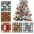 thumbnail image 2 of CY5O5ee Christmas Ornaments Set Shatterproof Fall Christmas Tree Decorations Ball Hanging Ornaments for Xmas Trees Decor Festival Decorative Gift Box Set, 2 of 7