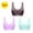 Multicolor-N, variant on Yufatyle Womens Sports Bras, Yoga Comfort Seamless Stretchy Workout Running Sports Bra for Women 3 Pack Pansy, Mint Green, Red S