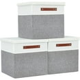 thumbnail image 1 of Storage Box with Lid Decorative Box Large Storage Bins with Lid ( & with Flip Lid), 1 of 9