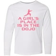 thumbnail image 3 of Inktastic Girls Cute Karate Martial Arts Long Sleeve Youth T-Shirt, 3 of 5