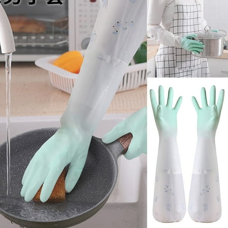 

Girls Housework Rubber Durable Extended Laundry Leather Gloves Thick Rubber Gloves Long Dish Gloves Medium Gloves Men Food Gloves Small Rubber Gloves Disposable A2k Gloves Gloves for Kids Rubber