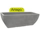 thumbnail image 1 of Maceta moderna para exteriores tipo jardinera 45 cm de largo BOXE color gris stone de Polietileno ultra ligera Artego Japi Hecho en Brasil, 1 of 7