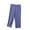 Blue, variant on lmcalzta Plus Size Pants for Women Loose Wide Leg Comfy 3/4 Pants Elastic Waist Pants Fashion Summer Loungewear Home Pants