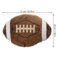 thumbnail image 2 of LABSERRON Soft Plush Football Pillow Assorted Colors Comfortable Stuffed Sports Cushion for Home Use, 2 of 5