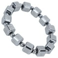 thumbnail image 4 of Natural Terahertz Rectangle Bracelet, Eliminate Fatigue Promote Blood Circulation Terahertz Bracelet Rectangle Beads  For Home For Men, 4 of 8