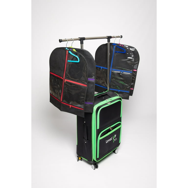 Dance bag with store clothes rack
