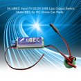 thumbnail image 2 of 3A UBEC Input 7V-25.5V 2-6S Lipo Output Switch Mode BEC for RC Drone Car Parts, 2 of 7