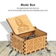 thumbnail image 4 of Caja Musical de madera tallada Retro para niños regalo de cumpleaños, 4 of 8