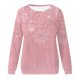 thumbnail image 4 of Puntoco Mujeres Invierno Sexy Cuello Redondo Manga Larga tops Vacas Impreso Regular Sudaderas Con Capucha Sudadera Blusa Puntoco Puntoco-633, 4 of 5