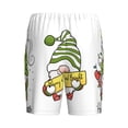 thumbnail image 2 of Lsque Christmas Gnomes Mens Sleep Pajama Shorts,Short Pajama Pants, Cotton Ultra-Soft Knit-Large, 2 of 9