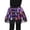 Purple, variant on Halloween Skirts for Girls Halloween Print Tulle Skirts Shorts Holiday Party Tutu Skirts Halloween Outfit for Girls (Dark Purple1 5-12 Years)