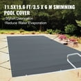 thumbnail image 4 of VEVOR Pool Safety Cover, In-ground Pool Cover 11.5x19.6 ft, PVC Safety Pool Cover, 4 of 9