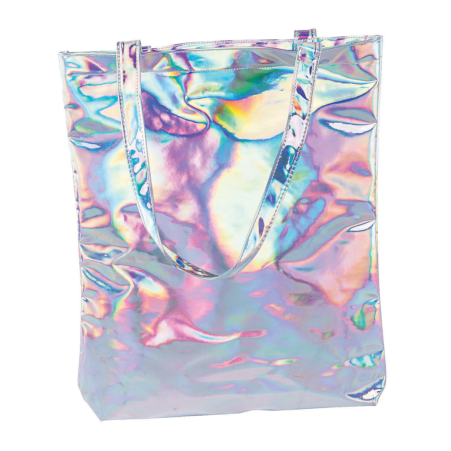 iridescent tote