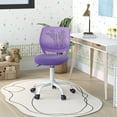 thumbnail image 2 of Gymax Kids Desk Chair Ergonomic Swivel Children Mesh Study Height Adjustable Purple, 2 of 9