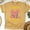 Gold, variant on Christian Graphic T-Shirt The Way The Truth The Life John 14:6 for Women, Azalea, Size 3XL