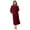 Wine, variant on Bramtres Pj Sets Nightgowns for Women Hooded Fleece Bathrobe Lightweight Soft Plush Long Flannel Sleepwear Fleece Hooded Bathrobe Plush Long Robe Cotton Pajamas Womens Pajama Sets Navy XL