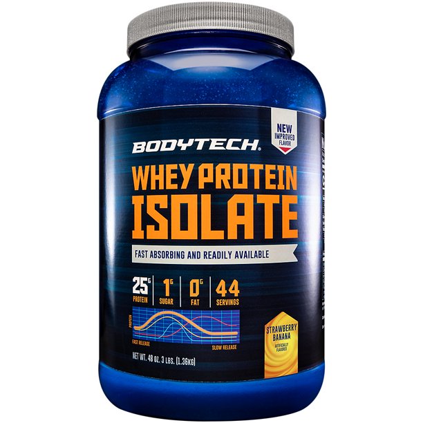 BodyTech Whey Protein Isolate Powder With 25 Grams of Protein per