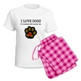 thumbnail image 5 of CafePress - I Love Dogs People Annoy Me Pajamas - Women's Short Sleeve Print T-Shirt and Pants Light Cotton Pajama Set, 5 of 7