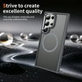 thumbnail image 6 of TECH CIRCLE For Samsung Galaxy S23 Ultra Translucent Back Case 6.8" 2023 Model, Compatible with MagSafe and Magnetic Accessories, Lightweight Slim Case, Shockproof Protective Cute Phone Cover, Gray, 6 of 8