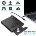 thumbnail image 3 of CIYISON 6 in 1 External DVD Drive USB 3.0 TYPE C USB C Portable DVD Disk Drive External DVD Player for Laptop Burners Reader, 3 of 13