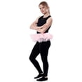 thumbnail image 2 of BellaSous Tutu estrecho para adultos para disfraces de Halloween, elfo de Navidad, tutú de princesa y ballet, niña de las flores o carrera divertida (extragrande, rosa) BellaSous 420-PI-QU, 2 of 2