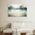 thumbnail image 2 of Elephant Stock Still Evening Waters I Wall Art - Horizontal Canvas Wall Art - Living Room Wall Decor - Abstract Canvas - Beige And Blue Decor By Carol Robinson - 39" x 26", 2 of 8