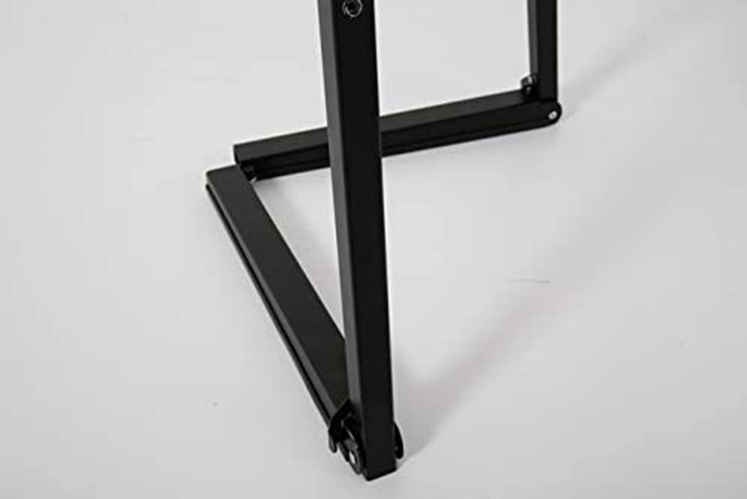 M&T Displays Black Portable Easel 59 inch with 5 Different Height Adjustments Foldable and Practical Solution for Painting Canvas Presentation