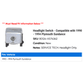 thumbnail image 2 of Headlight Switch - Compatible with 1990 - 1994 Plymouth Sundance 1991 1992 1993, 2 of 2