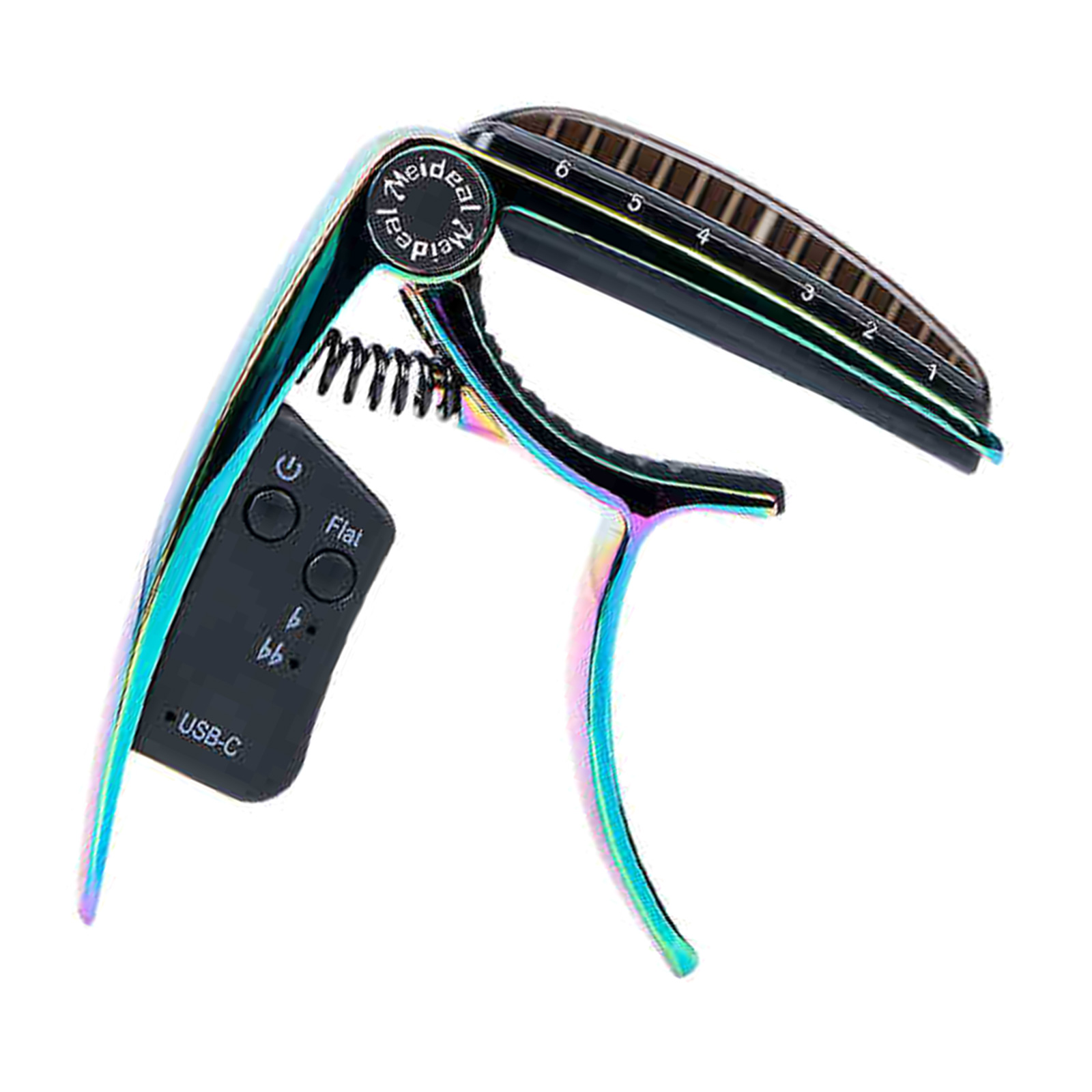 Metal Guitar Capo Easy to Carry Recording Studio Capo Spring Clamp Capo Perfect for Beginners and Professional Player