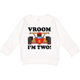 thumbnail image 2 of Inktastic 2nd Birthday Racing Car Toddler Sweatshirt, 2 of 4