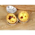 thumbnail image 5 of Thicker Cake Cup Egg Tart Pudding Mold DIY Tools 20pcs, 5 of 5