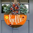 thumbnail image 5 of EUDIDV Thanksgiving Home Decor Thanksgiving Three Small Maple Leaf Doors Bow Doors Hanging Wooden Crafts Festive Supplies, 5 of 6