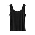 thumbnail image 5 of JIANLAI Women Ribbed Sleeveless Tank Top, Crew Neck Casual Basic Knit, Lightweight Summer Undershirt, 5 of 6