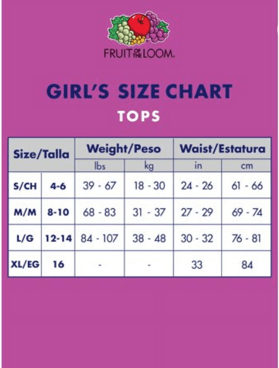 Fruit of the Loom Girls Bra and Boyshort Panty Set (Little Girls & Big Girls)