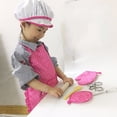 thumbnail image 3 of Juego de 11 piezas de chef para niños, juego de cocina para niños, delantales para hornear, guantes para horno, batidor de huevos, regalo para niñas, 3 of 5