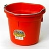 Miller Flatback Plastic Bucket Red 20 Quart - P20FBREDA