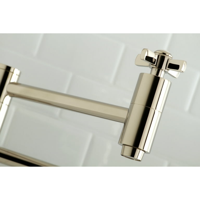 プレストマン Kingston Brass KS8106ZX Millennium Wall Mount Pot Filler