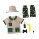 thumbnail image 1 of Conjunto de disfraz de explorador para niños con chaleco y sombrero de zoológico para acampar, niños, SG, 1 of 9