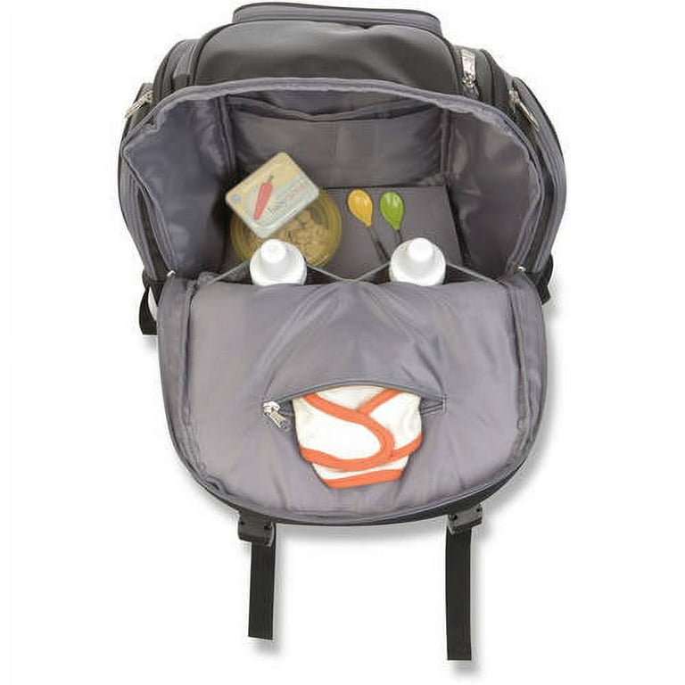 .com: Jeep Adventurers Diaper Backpack, Grey, Pink : Baby