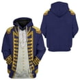 thumbnail image 3 of Sudadera con capucha con estampado digital 3D de personajes históricos para hombre, uniforme de cosplay, elementos de celebridades, sudadera con capucha de manga larga Y2k, 3 of 5