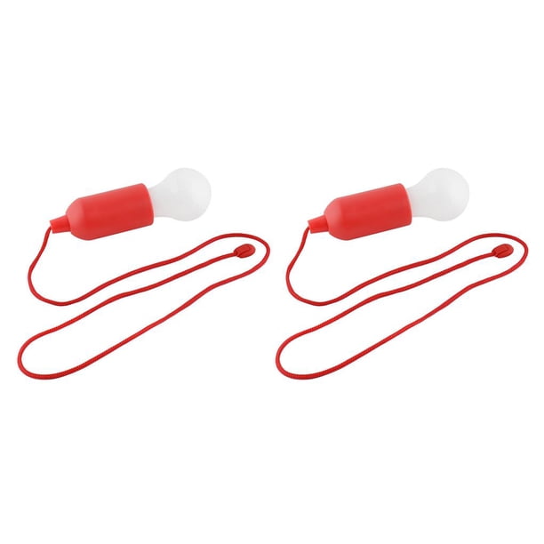 Toystoory Cable de tracción, bombillas LED portátiles, luces colgantes, lámpara alimentada por batería, suministros de emergencia para carpa, Type1 NO1