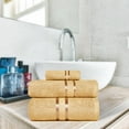 thumbnail image 5 of Dewall Maisons Beige 8-Piece Cotton Towel Set - Soft, Durable, & Highly Absorbent - Includes 2 Bath Towels, 2 Hand Towels, 4 Washcloths - Ideal For Modern Bathrooms – For Body, Face & Hands, 5 of 14