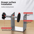 thumbnail image 2 of Pince de Fixation pour Tiroir de Porte Flexible Outils de Menuiserie 4 Pcs Plus, 2 of 8