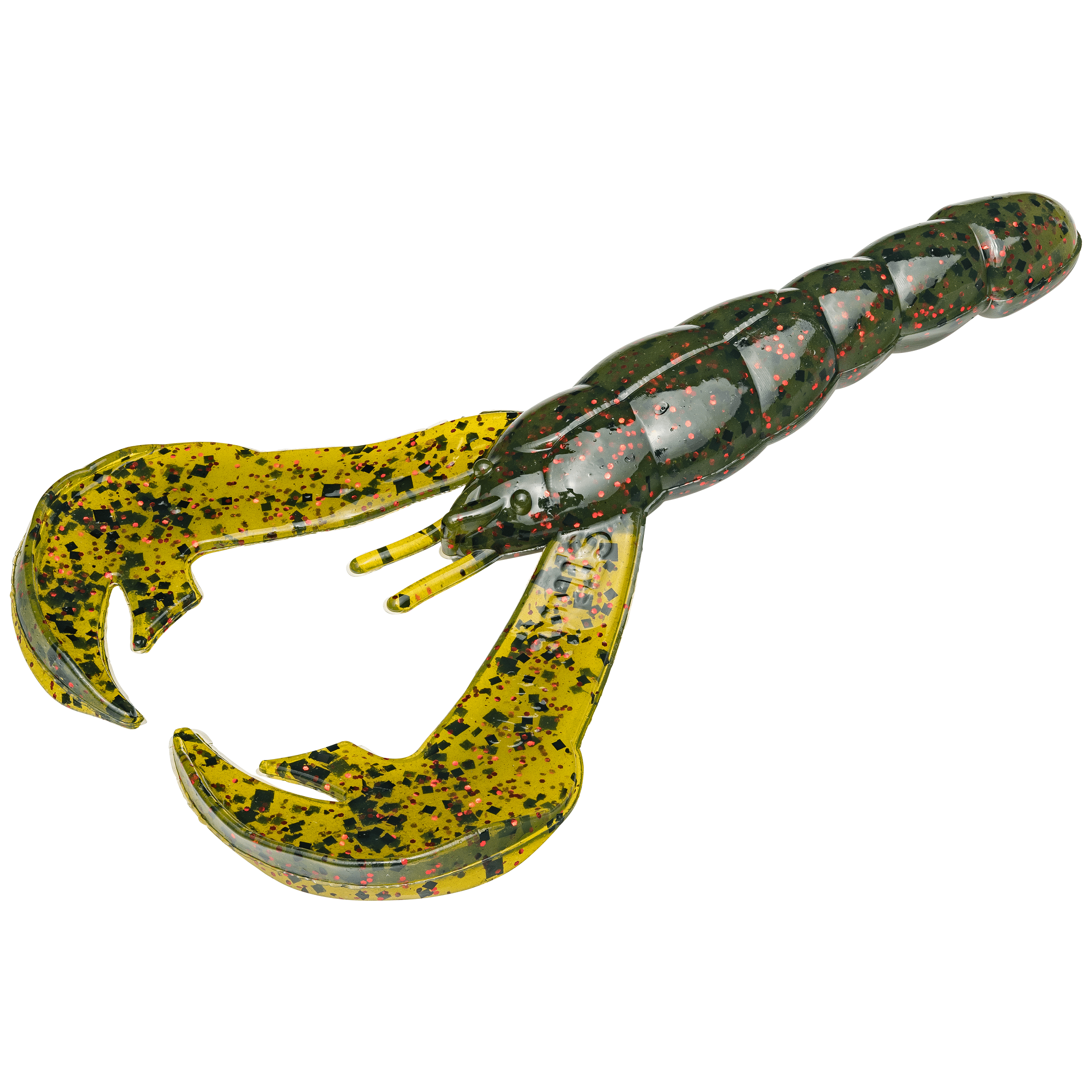 Strike King Rattlin' Rage Craw 4" Plastic Crawfish Fishing Lure Watermelon Red Flake