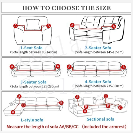 12 Patterns Elastic Sofa Couch Cover Protective Slipcover Settee Stretch Removable 1 2 3 Seater For Home Living Room Canada 12 Patterns Elastic Sofa Couch Cover, What Size Is A Three Seater Sofa