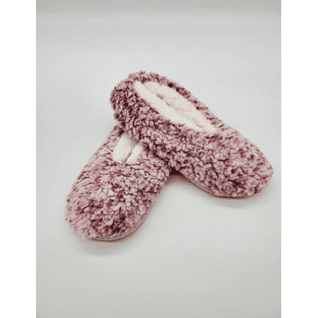 

Snuggle Feet Women s Super Soft Comfy Slippers Sherpa Lined Fluffy Non Skid Indoor Slipper Socks
