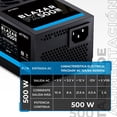 thumbnail image 2 of Fuente de Poder PC 500W Acteck Blazar FX500 TFX, 2 of 6