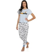 Sesame Street Family Pajama Set Women's and Girl's Top and Pants Sleepwear